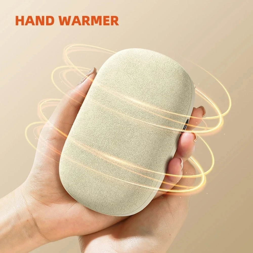

6000mAh Portable Rechargeable USB Velvet Hand Warmer Winter Mini Electronic Pocket Heater Mobile Power Bank Hand Handwärmer