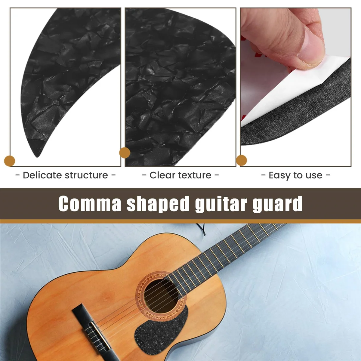 1 шт. накладка для акустической гитары самоклеящаяся защитная пластина в форме