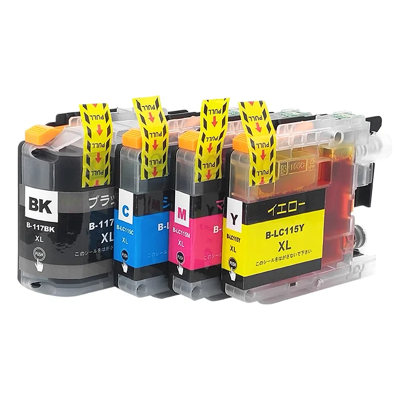 

Совместимый чернильный картридж для принтера Brother LC117 LC115