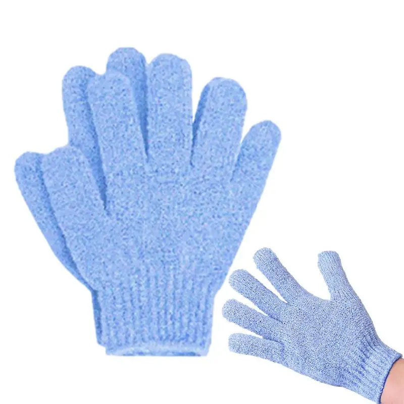 

Body Exfoliator Glove Bath Gloves For Shower Exfoliation Bulk Dual Texture Bath Gloves For Shower Spa Massage And Body Scrubs