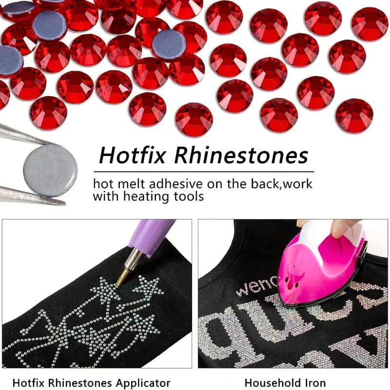 Moonlight Lt.Siam Jet Black A4 Стразы 1440 шт. Горячее стекло свободное круглое с плоской задней