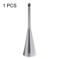 1pc cream icing piping nozzle tip stainless steel long puff nozzle tip pastry bakeware butter mouth baking tools