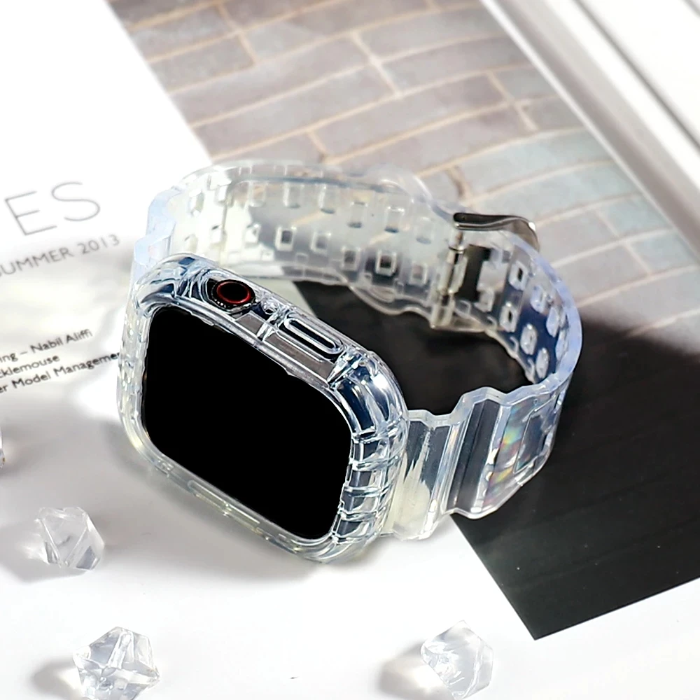 

Ремешок для Apple Watch band 44 мм 40 мм 45 мм 41 мм 38 мм 42 мм, умный Браслет для iWatch Series 7 6 5 4 3 2