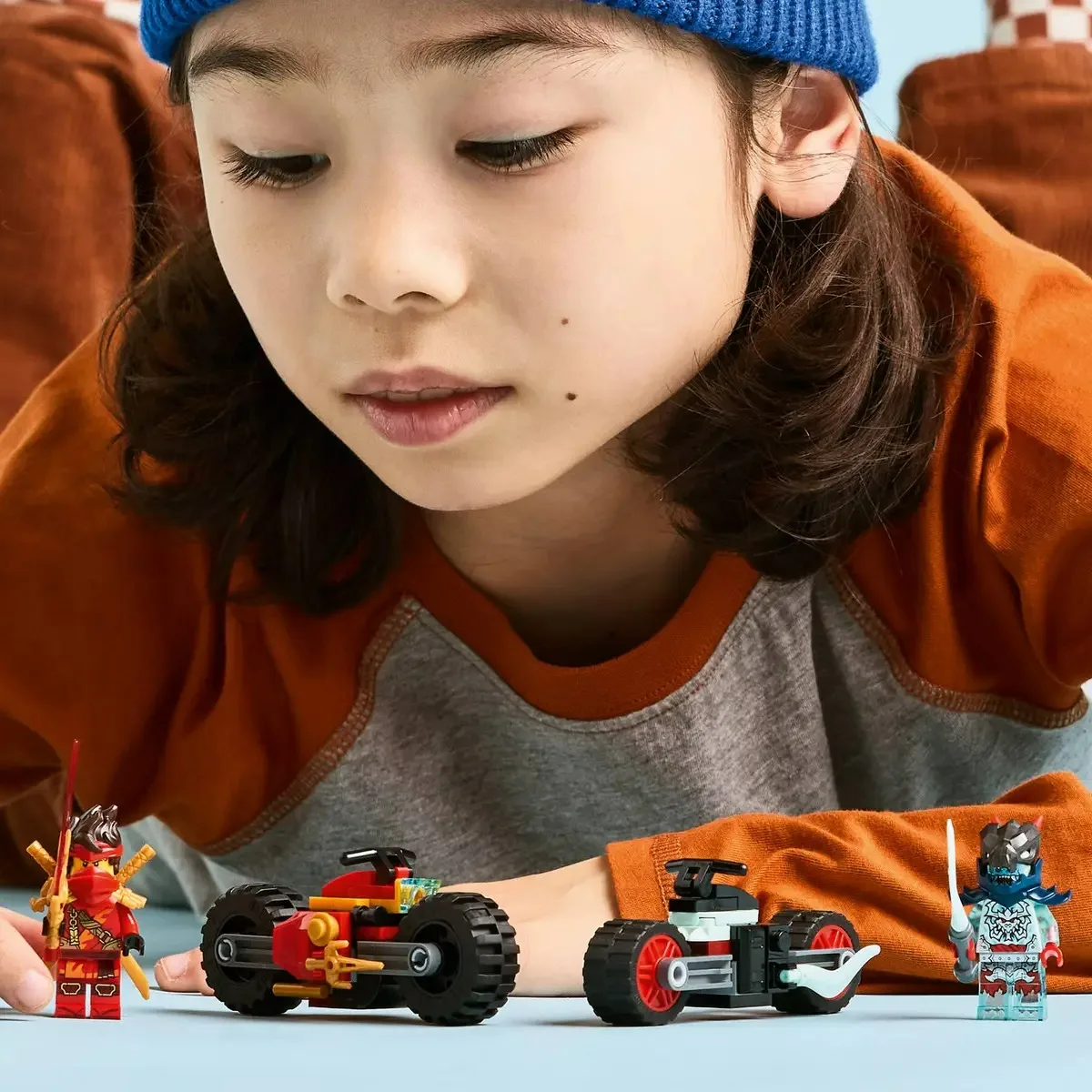 Фото 【В наличии】LEGO ®   Игровой набор NINJAGO Kai's Motorcycle Speed Race (71838) для мальчиков и девочек в возрасте от 6 лет и старше 79 шт. №4