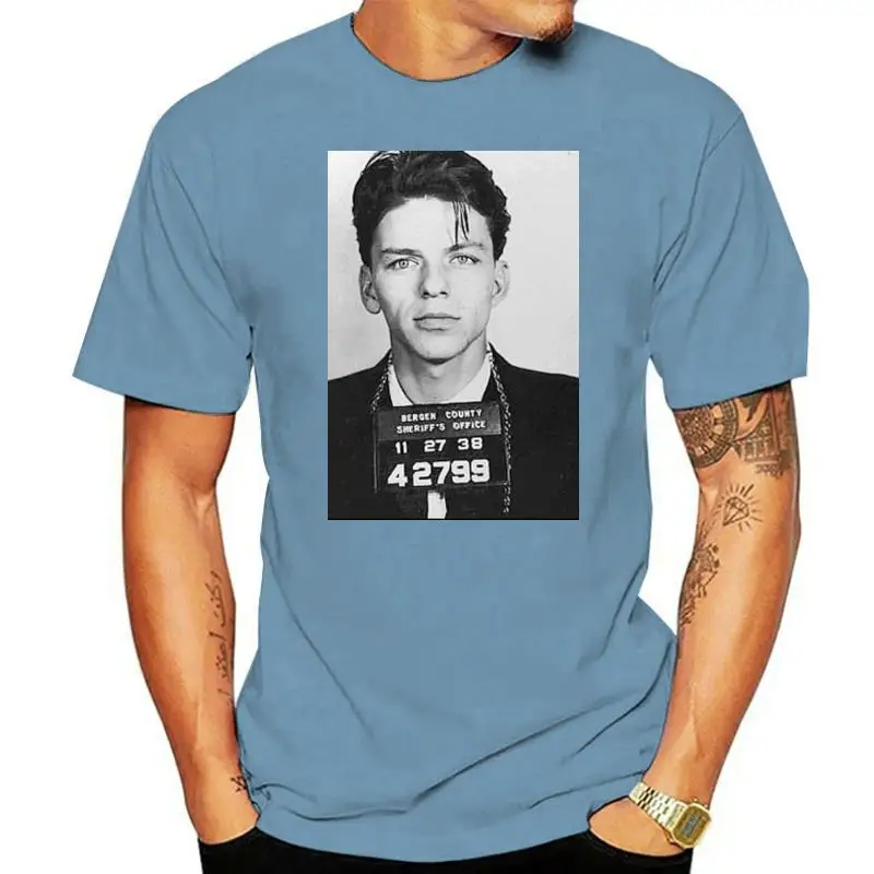 

Frank Sinatra T Shirt Sinatra Mug Shot T Shirt Blues Jazz Dtg