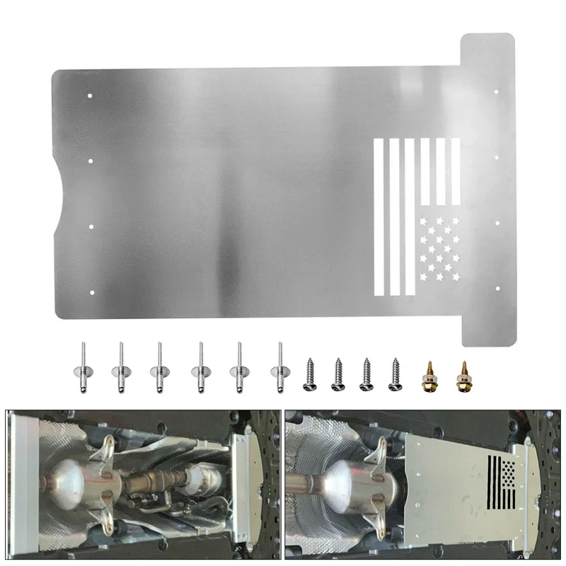 

Car Three-Way Catalytic Converter Guard Aluminum Alloy Catalytic Converter Protective Panel for Toyota Prius 2016 -2021