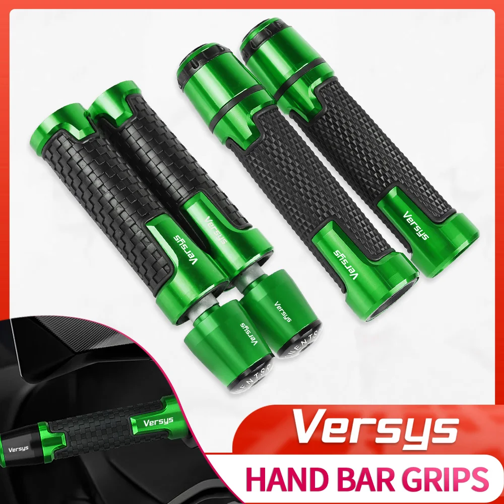 

Motorcycle Accessories Universal handle hand bar grips For KAWASAKI VERSYS-X250 X300 2017 2018 2019-021 handlebar grip ends