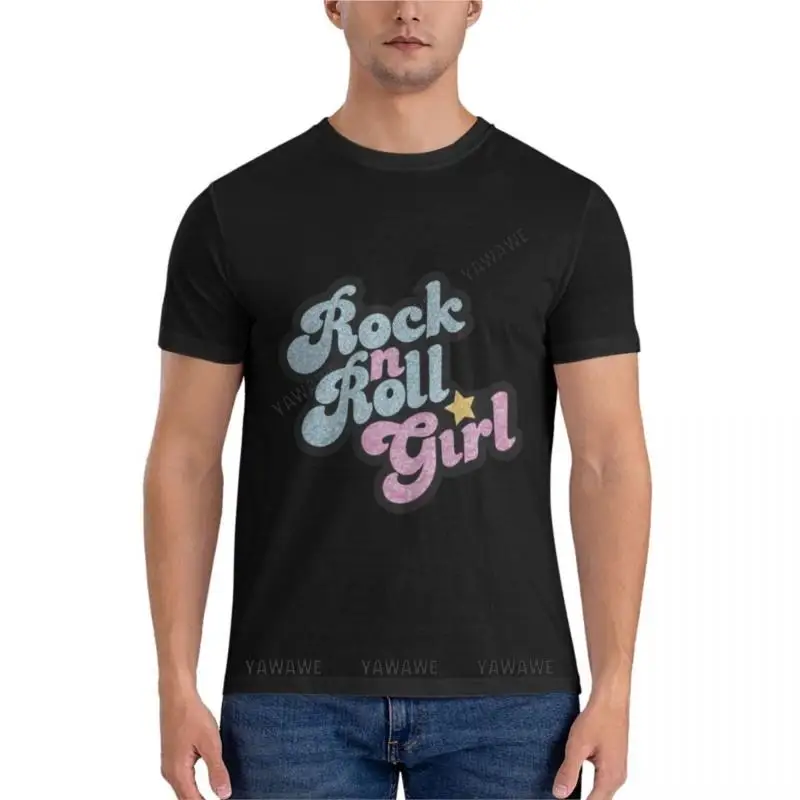

Мужская Повседневная Футболка Rock n'-Roll