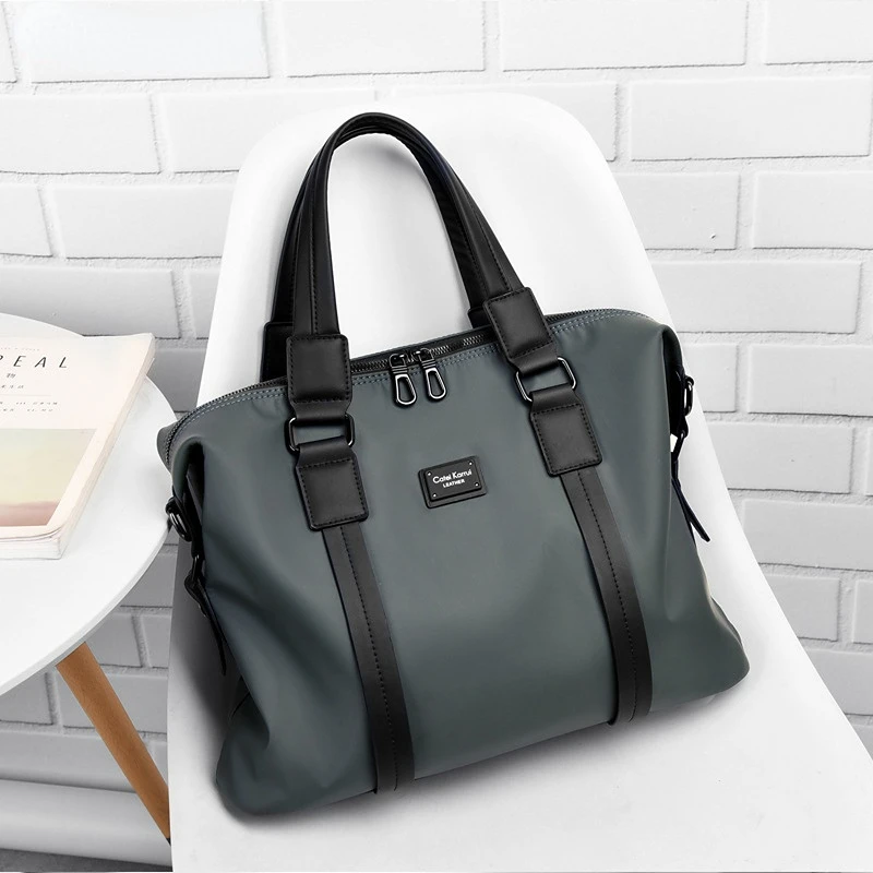 

New Men's Handbag Single Shoulder Bag Briefcase Large Capacity Long Short Business Trips Diagonal Span Bag Travel Luggage
