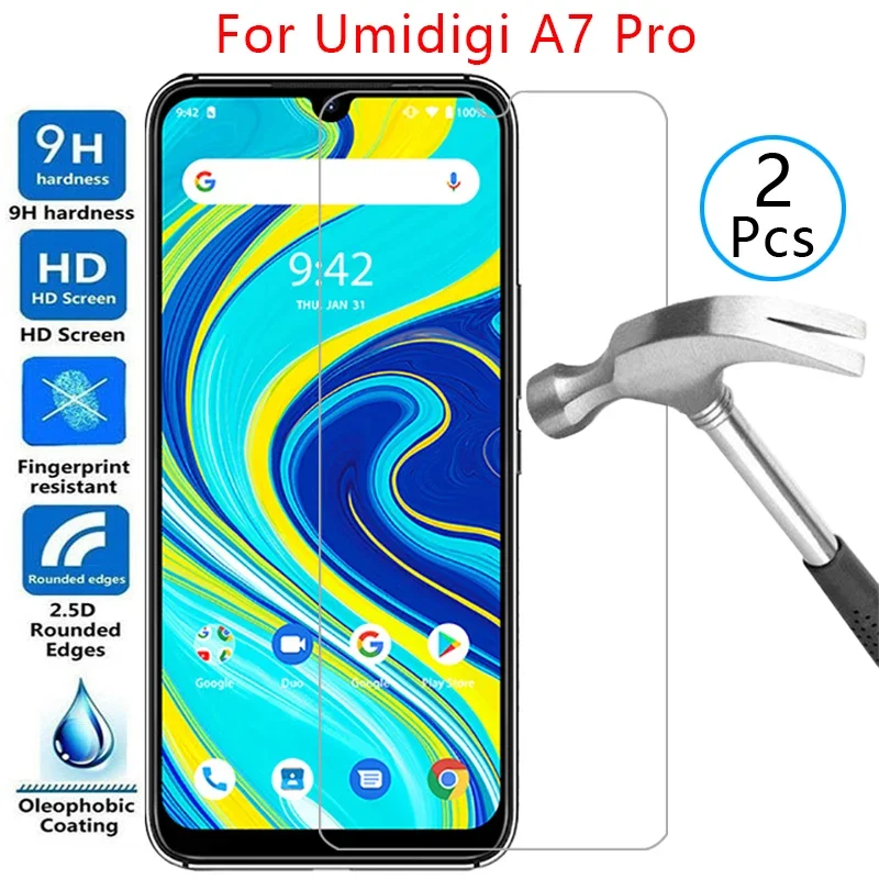 Фото 2 шт. защитных стекол для Umidigi A7 Pro, чехол-накладка для Umi Digi A7 7a A7pr №2