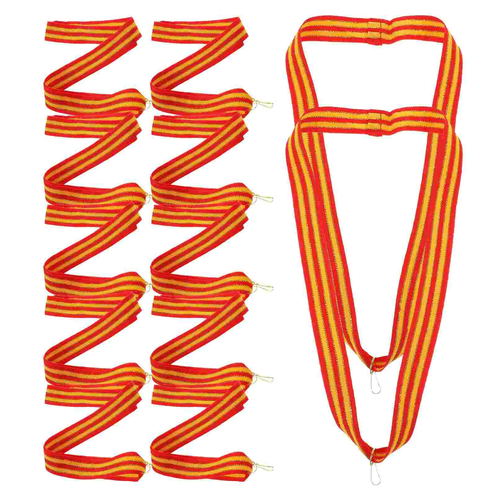 

Clips Lanyard Competition Medal Accessory Ribbon Sport Party Ribbons Straps Sports Meeting Award Hook