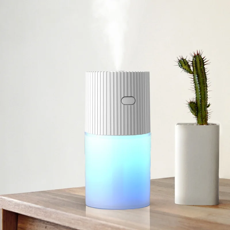 

LED Colorful Luminous Air Humidifier USB Charging Moisturizing Skin Aromatherapy Sprayer Bedroom Office Decoration Night Light