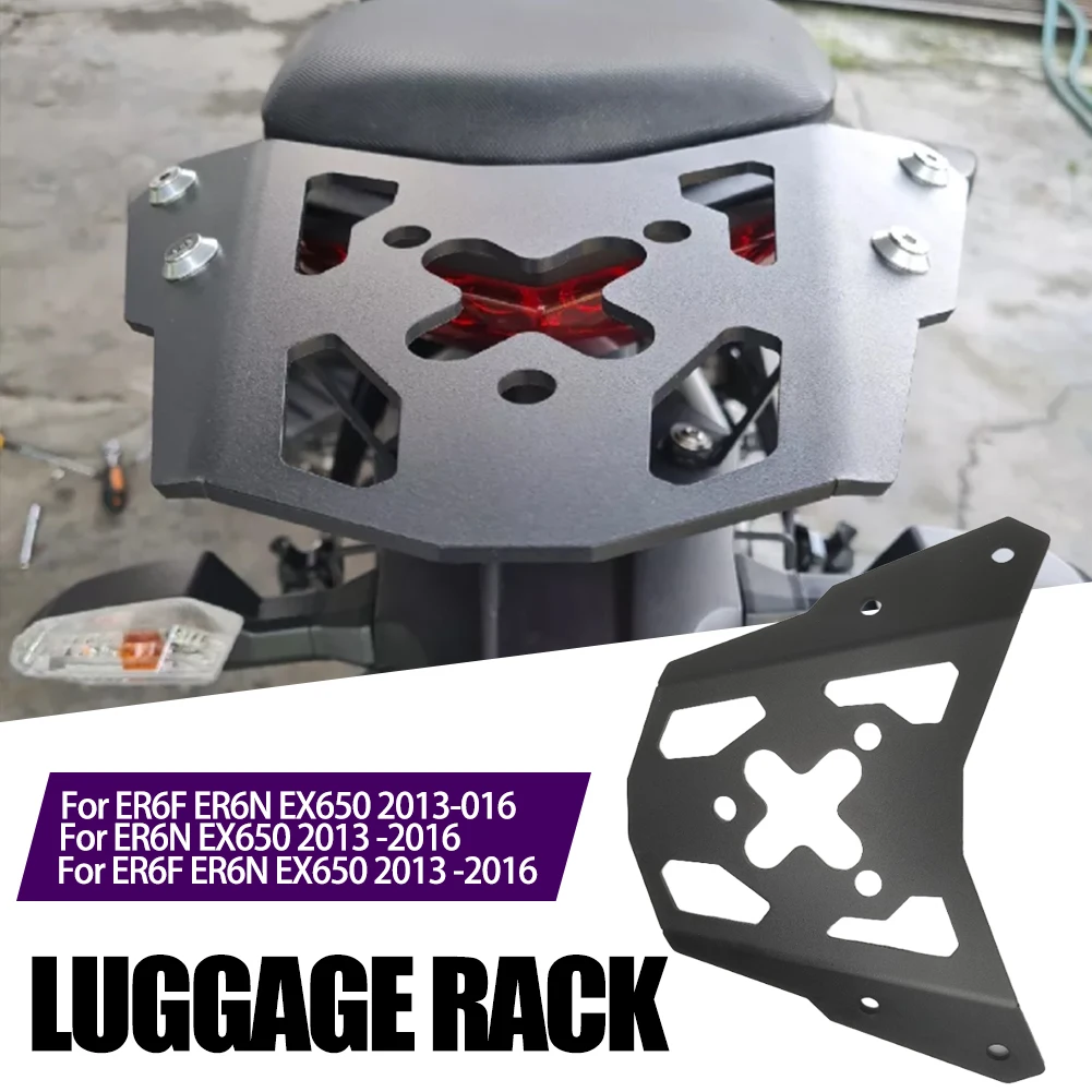 

Аксессуары для мотоциклов, задняя багажная полка, держатель полки, верхняя коробка, поддержка Kawasaki Ninja 650 ER6N ER-6N ER6F ER-6F