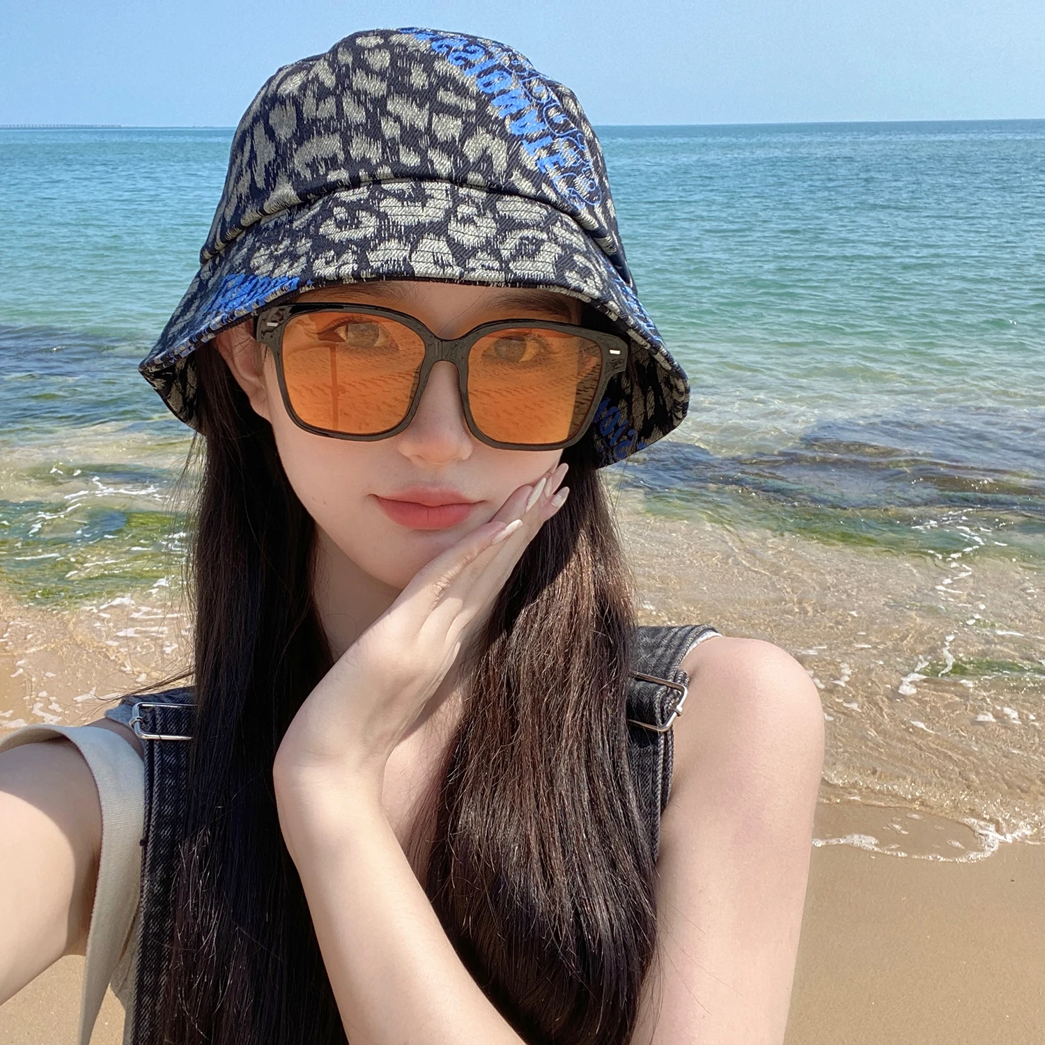

Senior Fisherman Hat Female Spring and Summer Tide Brand Street Shooting New Pot Hat Autumn Niche Sweet Girl Hot Girl Sun Hats