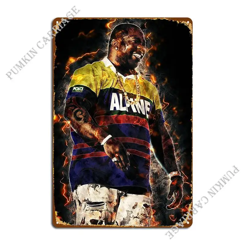 

Металлические знаки Busta Rhymes, дизайнерский настенный фотопостер для паба, гаража
