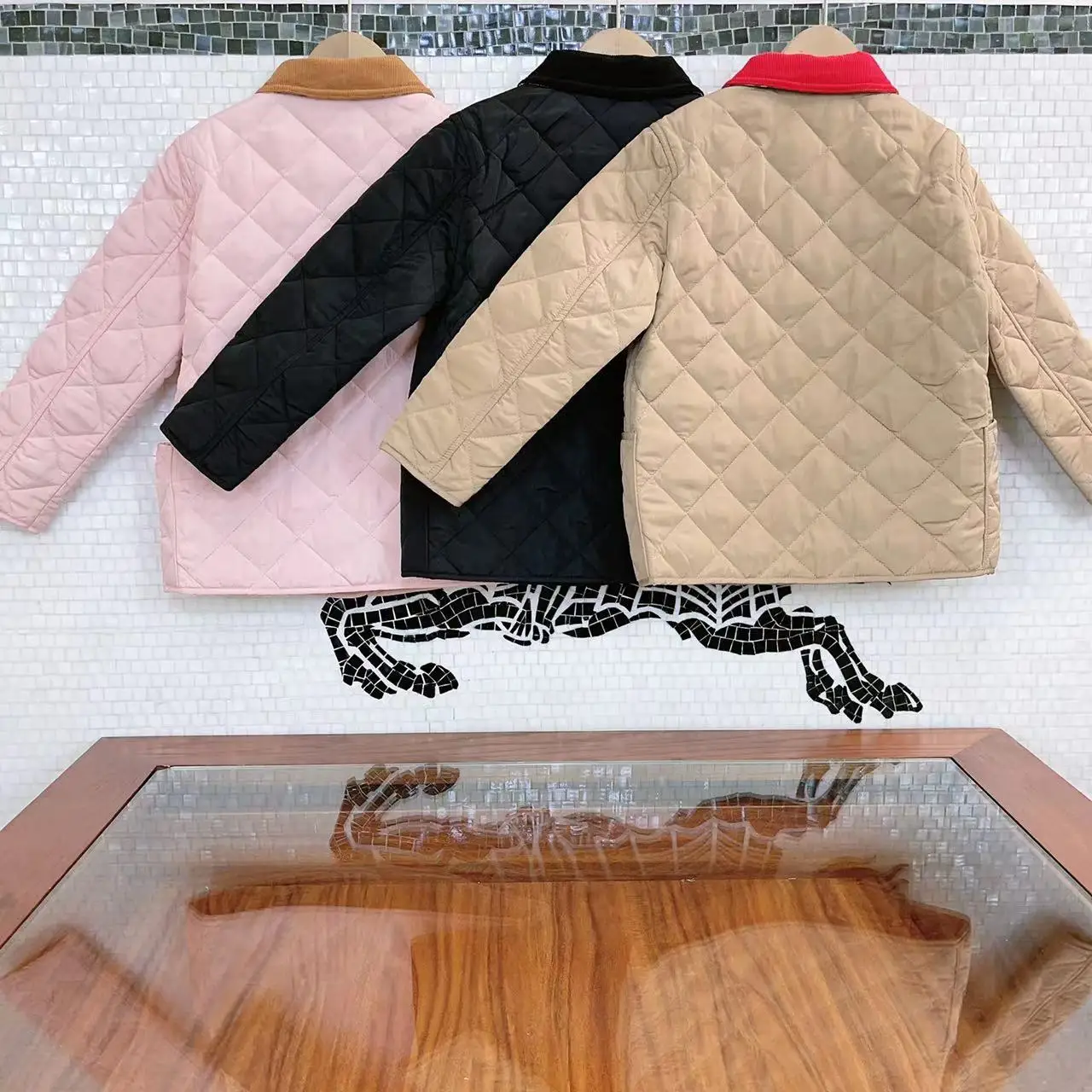 

Luxury Boys Coat 2022 Winter Designer Kids Clothes Girls Cotton Clothing Jacket Warm Children's Outerwear Plaid Parkas Overcoat