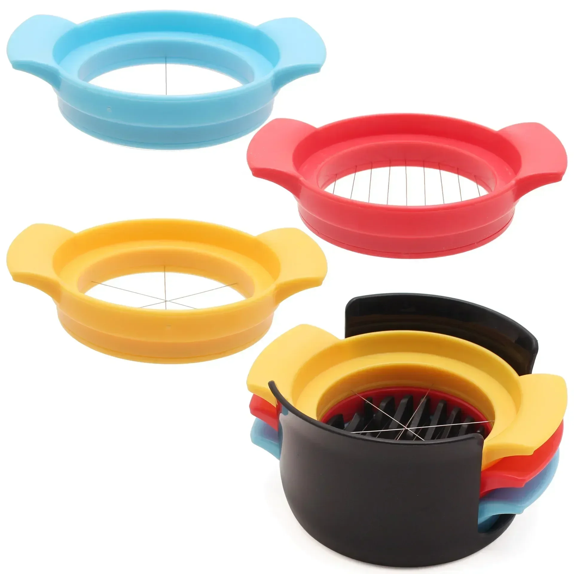 Яйцерезка 3 в 1 резак для приготовления яиц бытовой нож фруктов колбасы