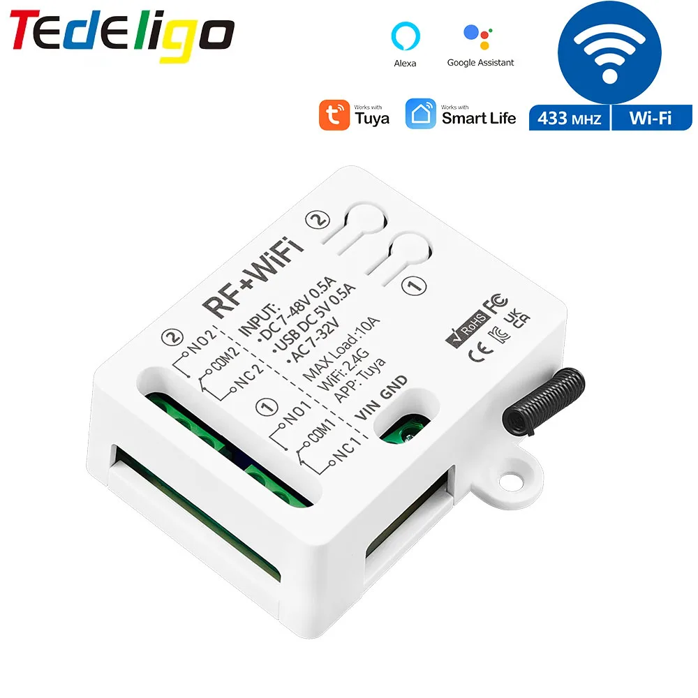 

Переключатель Tedeligo WiFi+RF 1/2 канала