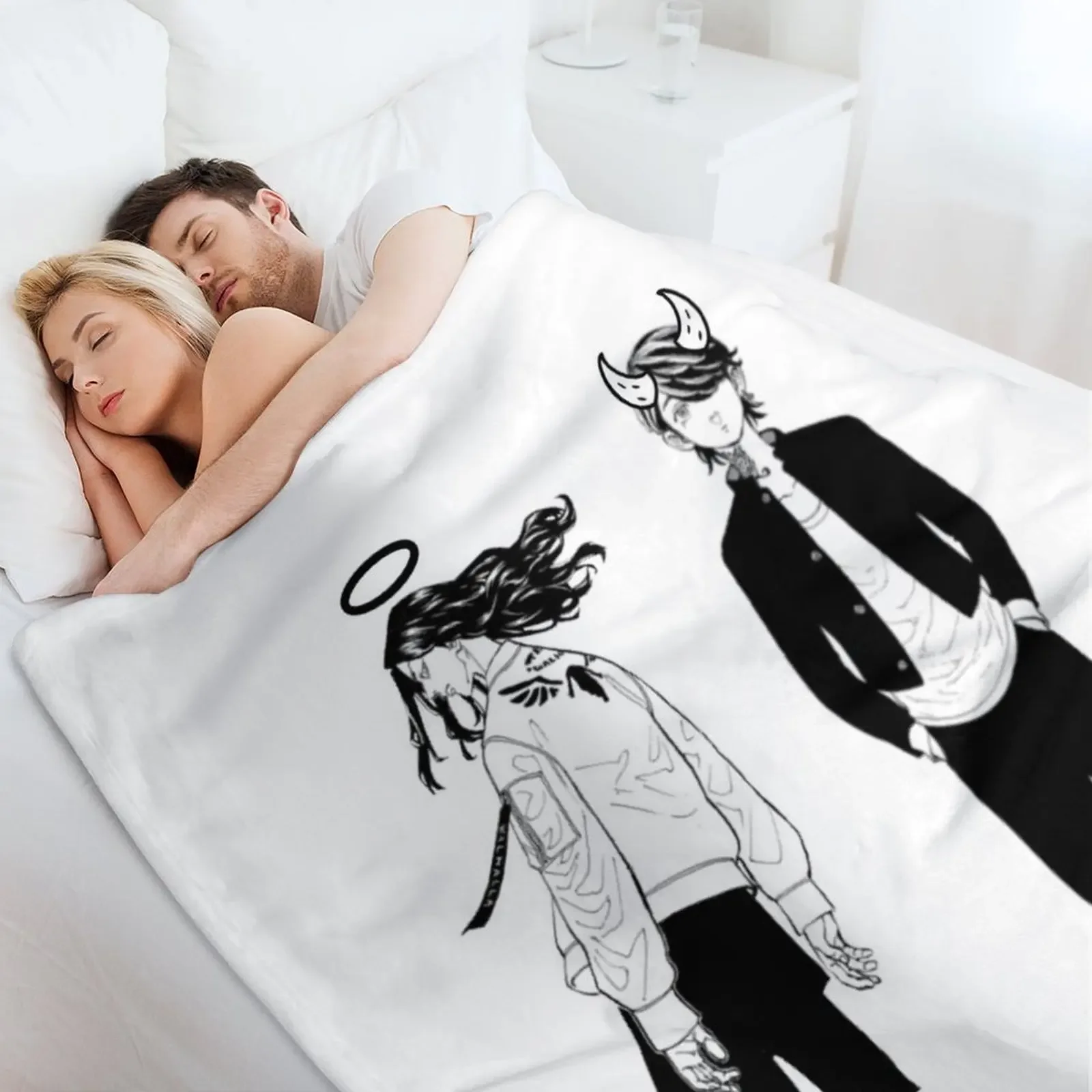 THE YING YANG футболка от бацзи и казатура плед кровать для младенцев одеяла