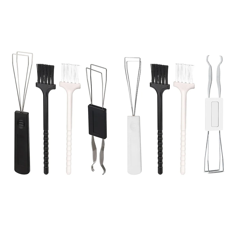 

2pcs Keyboard Keycap Puller + 2pcs Cleaning Brushes Universal Mechanical Keyboard Key Cap Shaft Remover Replacement Tool Kit