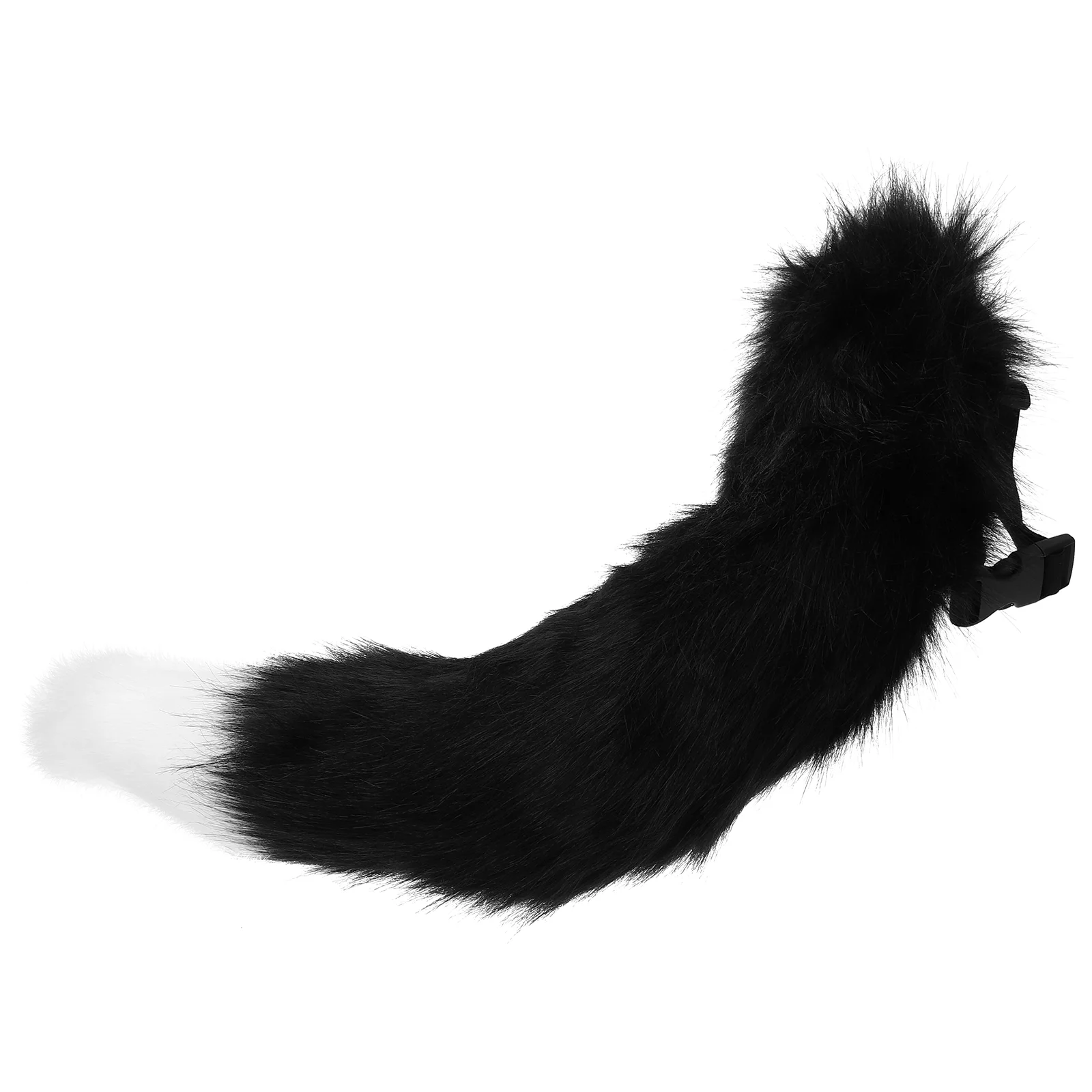 

Fox Tail Prop Halloween Furry Decor Artificial Cat Fursuits Accessories Decorative Wolf Animal Costume White
