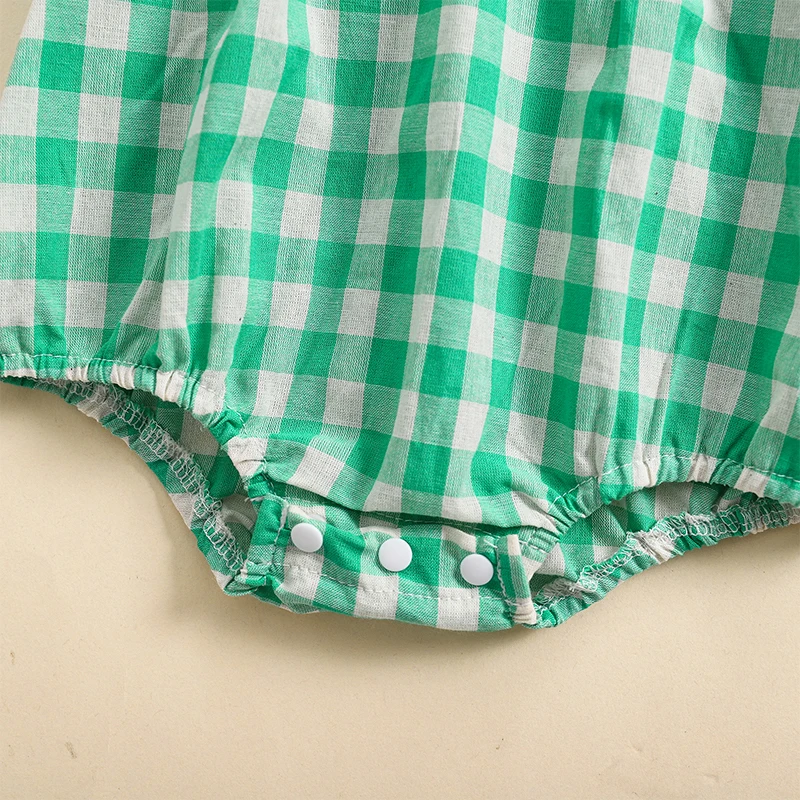 Blotona комбинезон на Хэллоуин для маленьких девочек клетчатый с короткими рукавами