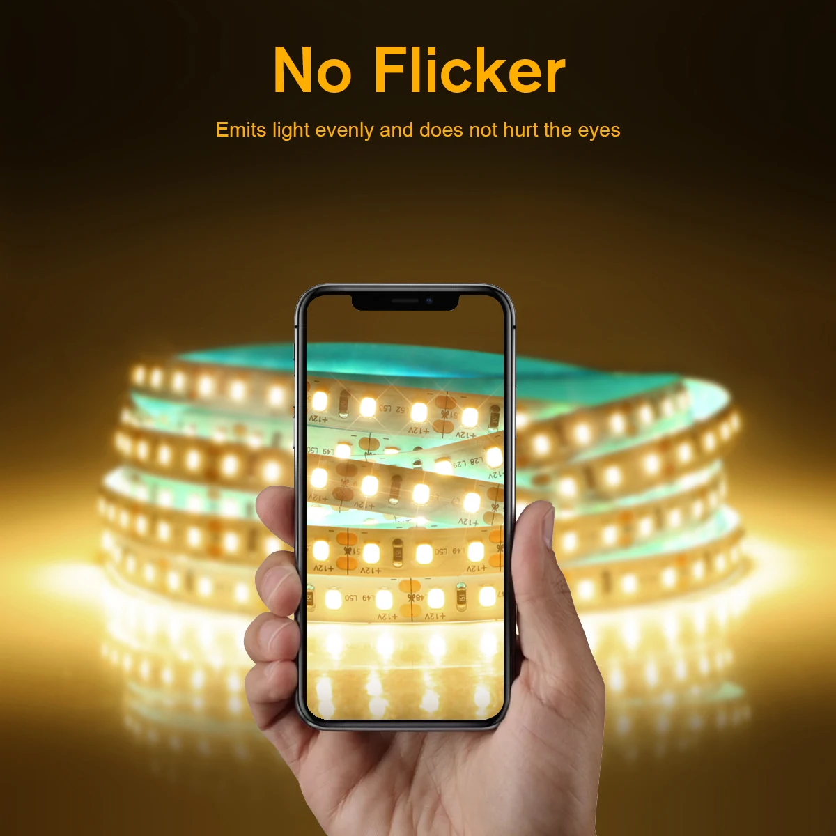 Светодиодная лента 2 м 3 5 10 фотолампа 12 В 24 120 светодиодов/м двухслойная медная