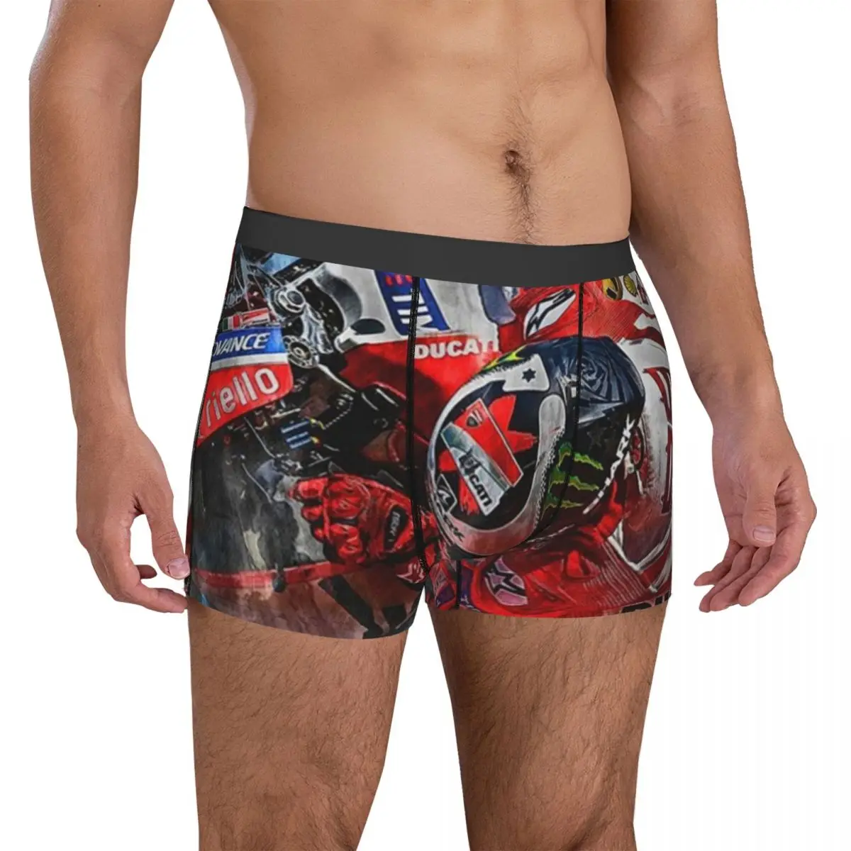 

Lorenzo Underwear Jorge Lorenzo Sexy Underpants Customs Boxer Brief Pouch Men Plus Size Trunk