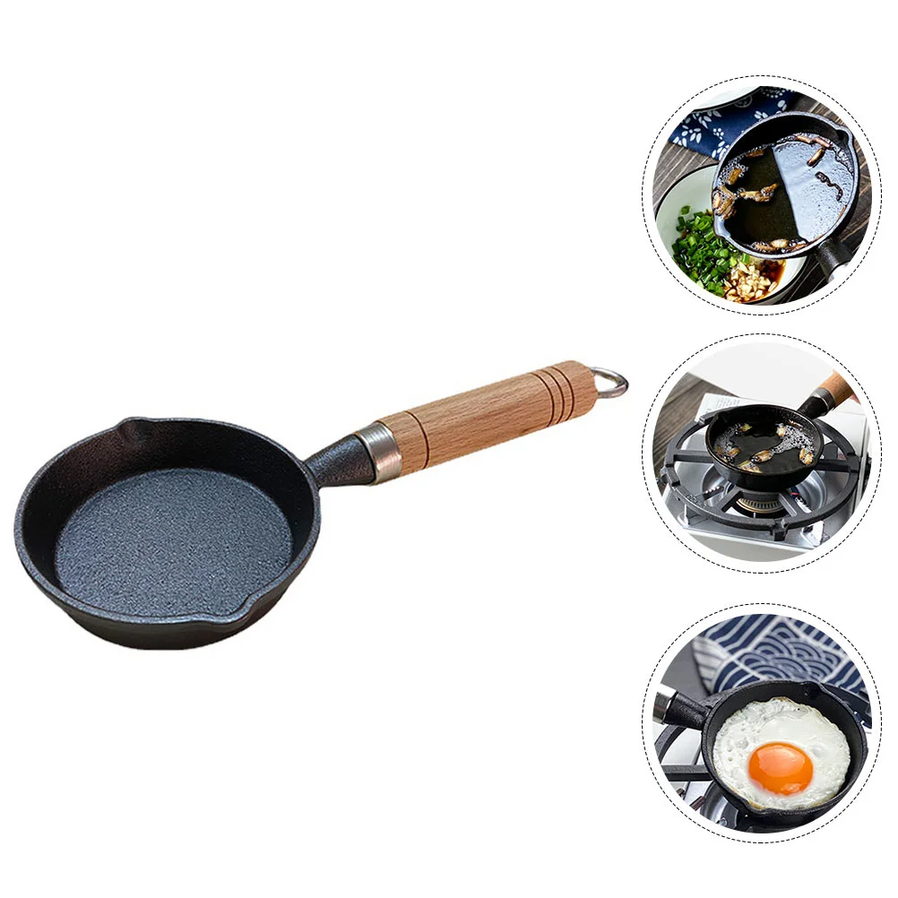

Pan Frying Egg Mini Small Skillet Omelette Iron Cast Nonstick Cooking Omelet Pancake Pansbreakfast Maker Stick Non Fry Single