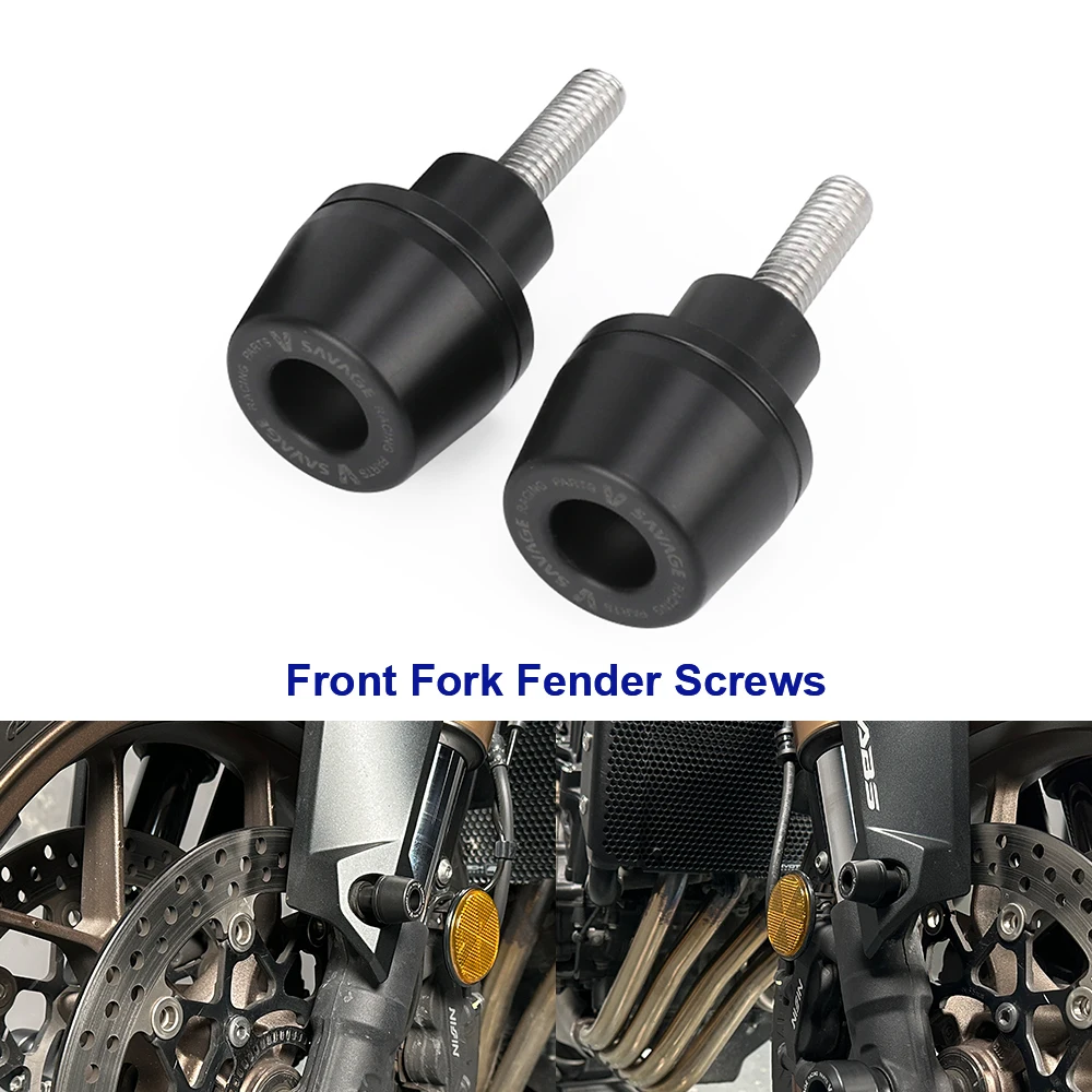 

CB650R рама слайдер защита от столкновений для Honda CB 650R 2019-2025 мотоцикла ось переднего колеса вилка слайдер вилка крыло винты