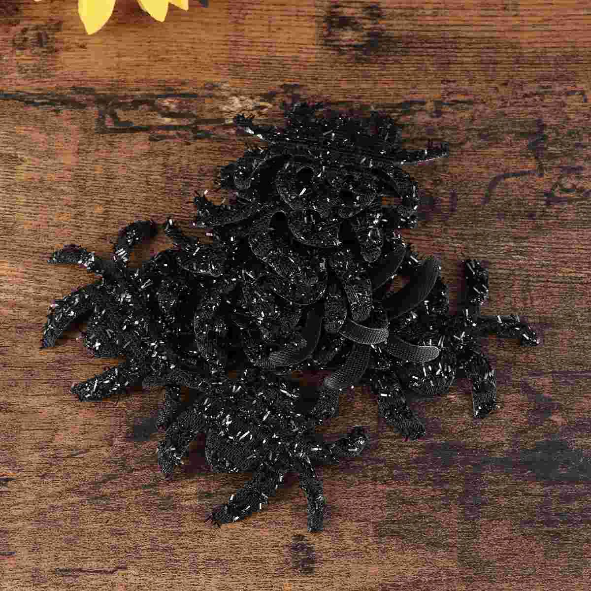 

Spider Patch Decorations Appliques Web Decoration Clothesoutdoor Spiders Set Applique Face Scary Cobwebs Ironpaste Diy