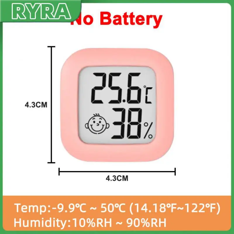 

Room Humidity Gauge Meter Mini Upgrade Thermometer Hygrometer Lcd Digital Smiley Lcd Digital Room Thermometer Temperature Sensor