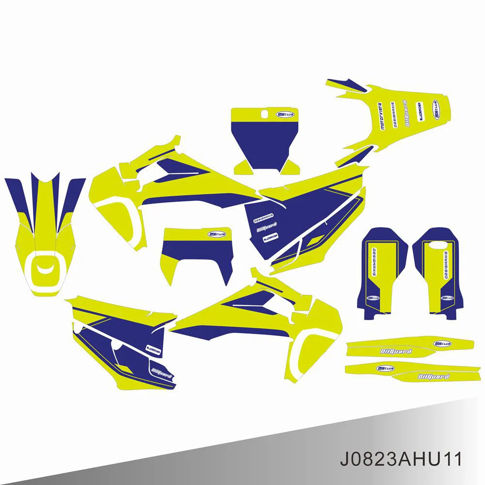 

Для HUSQVARNA 125 250 300 350 450 501 TE FE 2020 2021 TC FC FS 2019 2020, графические наклейки, наклейки, фон