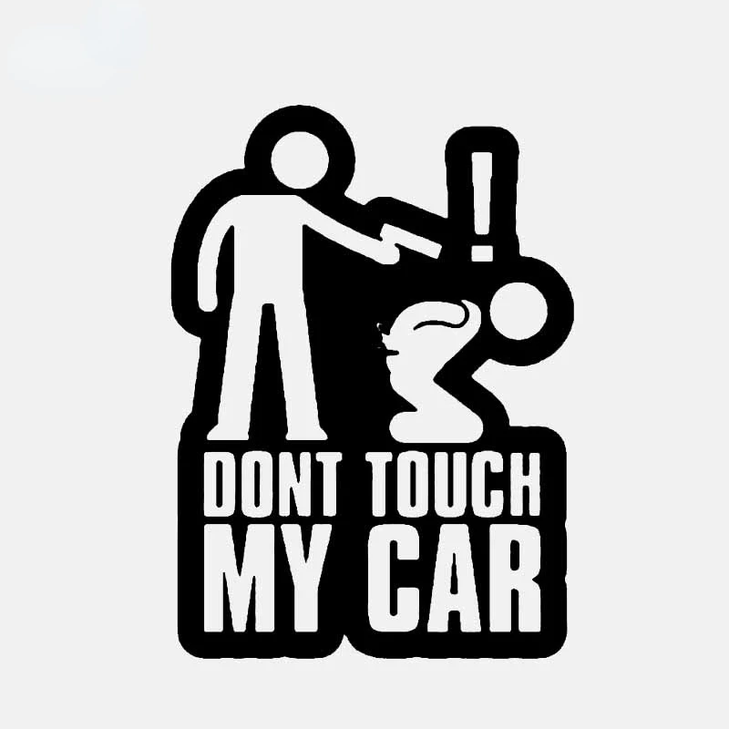 

Наклейка на автомобиль «Don't TOUCH MY CAR»