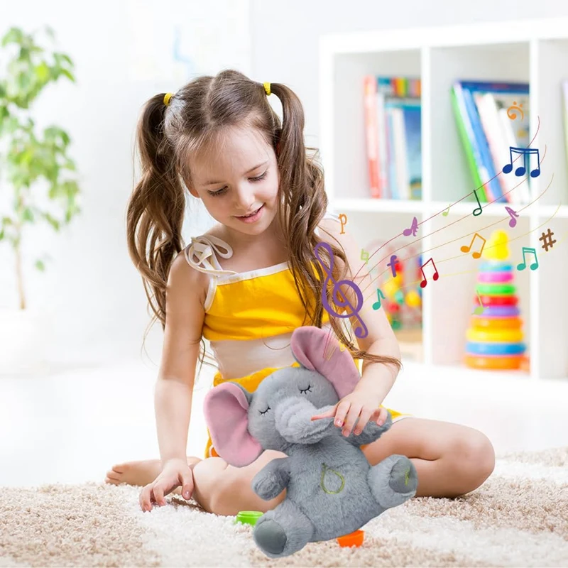 Успокаивающий слон плюшевый детский звуковой аппарат успокаивающий тампон