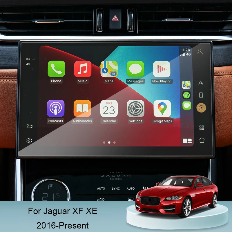

Защитная пленка для приборной панели автомобиля TPU для Jaguar XF XE 2016-Present GPS навигационная экранная пленка стекло внутренний автомобильный аксе...