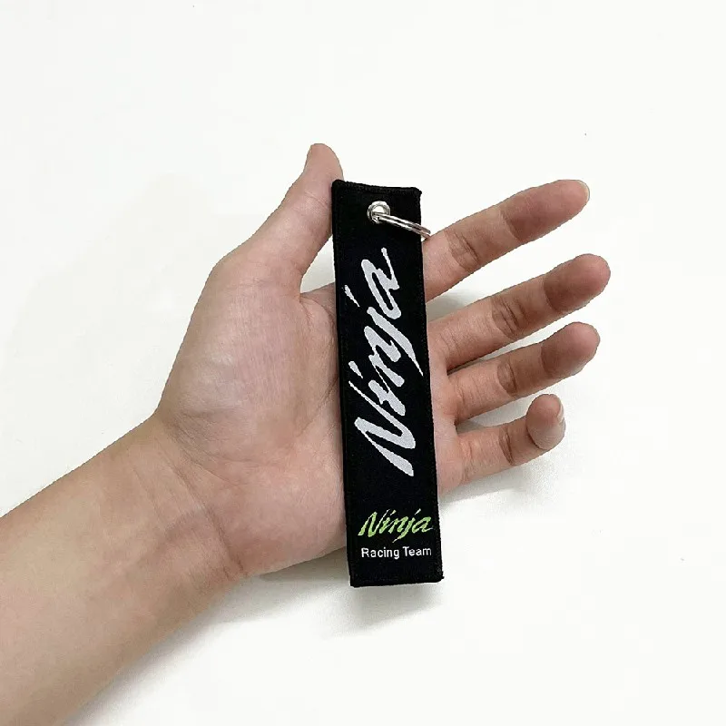 Шнурок для ключей на мотоцикл, нейлоновые украшения, Jdm Подарочная Эмблема для Kawasaki Ninja 400 300 650 Z750 Z900 Z800, автомобильные аксессуары