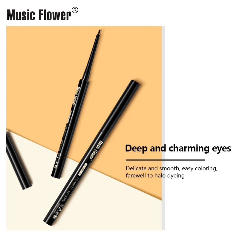 

Music Flower 8 Color Rotary Gel Eyeliner Pencil Matte Waterproof Eyeliner Pen Long Lasting Eye Liner Pigments Eyes Makeup TSLM2