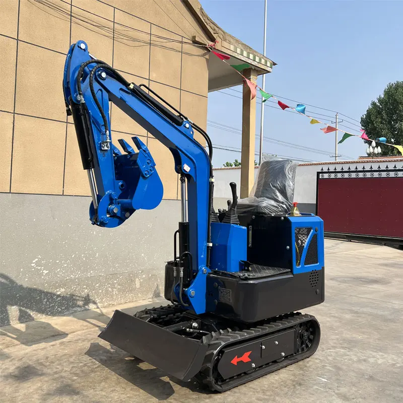 1T Miniature Backhoe Excavadora Mini Digger Excavator 1 ton 1.2 ton 1.5ton EPA Diesel Engine Small Bagger Pole Digger Machine