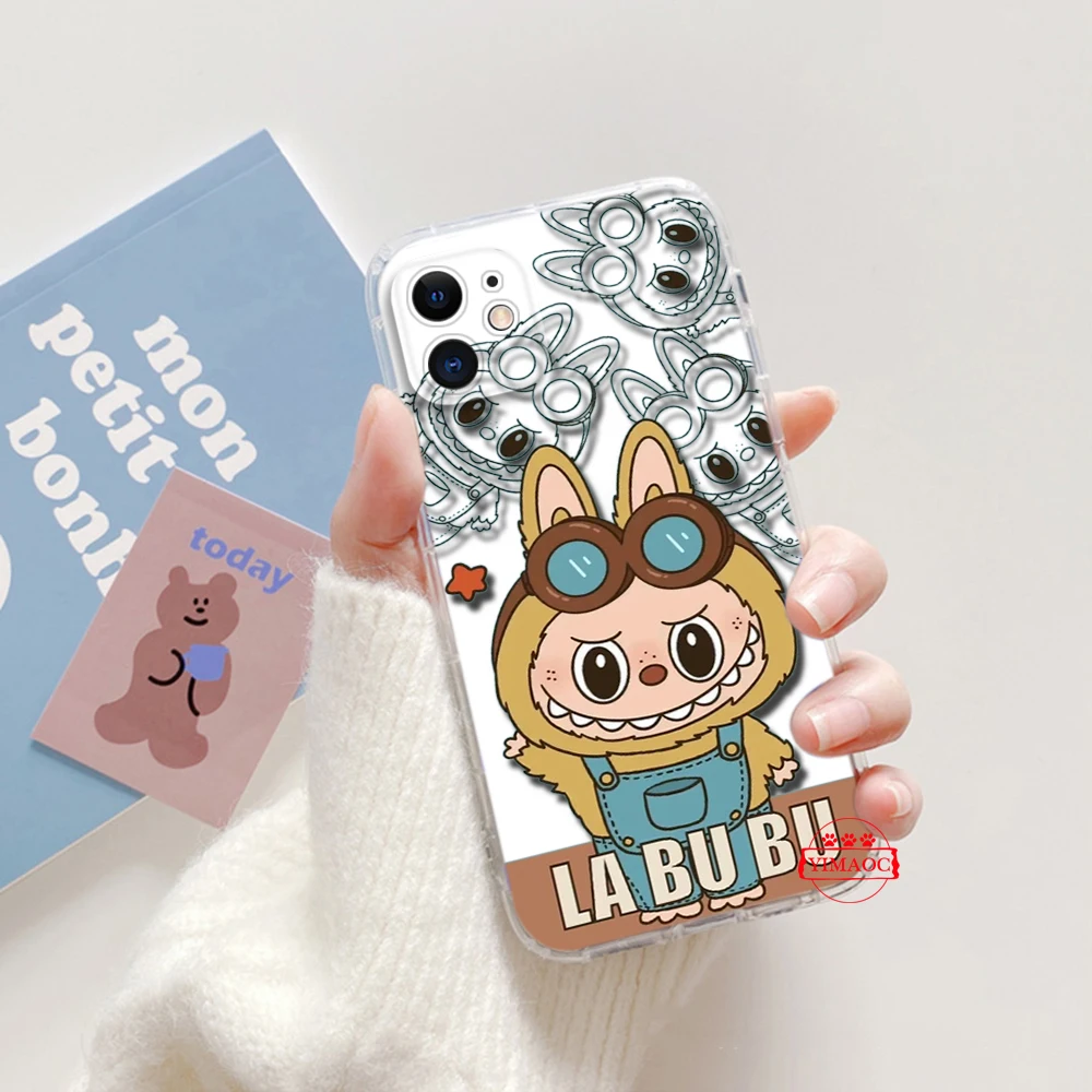 Мягкий чехол с рисунком labubu для LG K71 K8 Plus K9 Lite Q510 K92 Q92 Stylo 6 7 V40 V50 V60 Velvet G9 X4 Q61 Q60