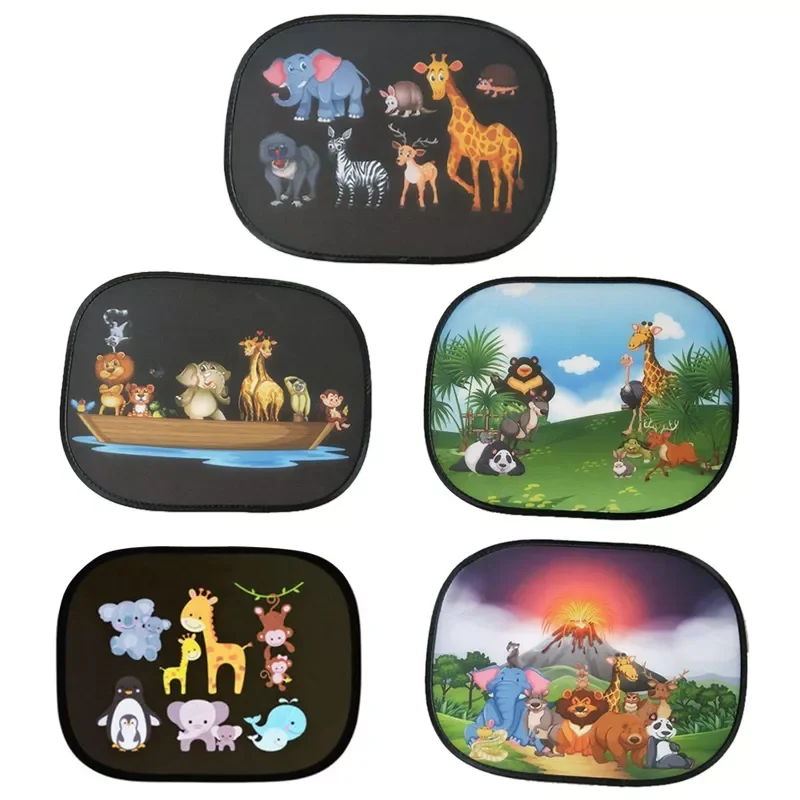 

2Pcs Creative Foldable Car Sun Shades Car Window Shades for Rear and Side Window Car Heat Shield Protect Baby Window Shade