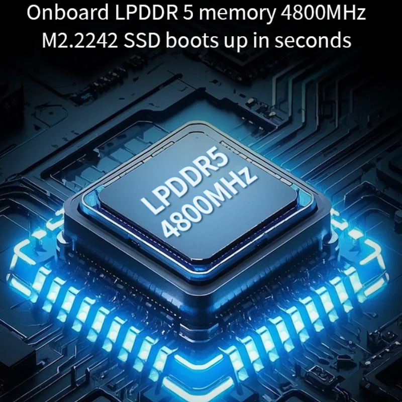 Фото Четырехъядерный процессор ZX01 PLUS Intel Twin Lake N150 Mini PC Win 11, ядровой дисплей Intel UHD, 12 ГБ DDR5, 512 ГБ SSD RJ45, 1000 М, выход TYPE-C 4K HD №4