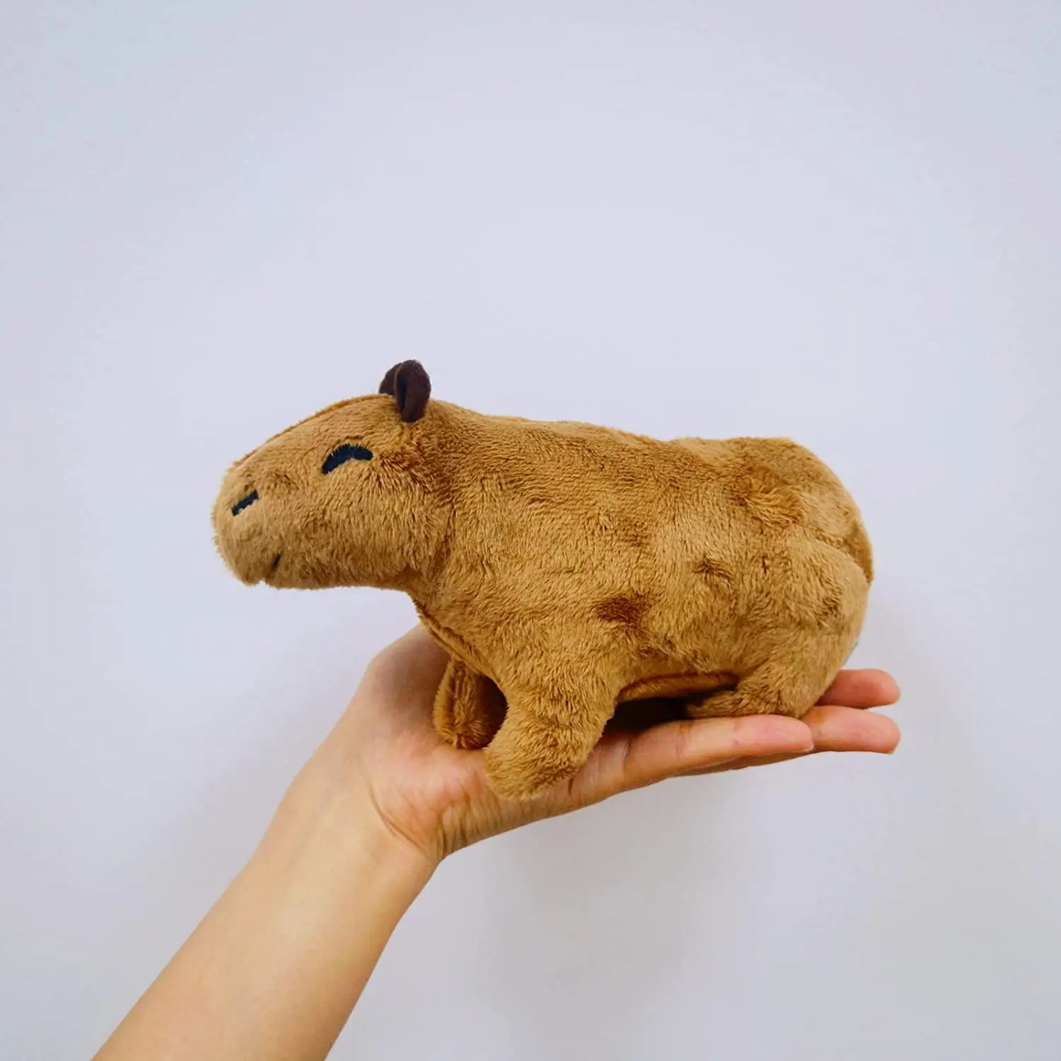 

18cm Capybara Stuffed Animal Simulation Fluffty Cute Cartoon Doll Super Soft Plush Figure Toy Gifts for Children