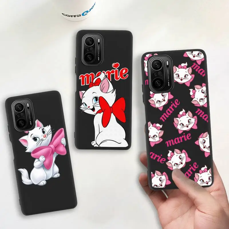 

Lovely Cat marie Phone Case for Redmi 9A 8A Note 11 10 9 8 8T Redmi 9 K20 K30 K40 Pro Max Silicone soft Cover