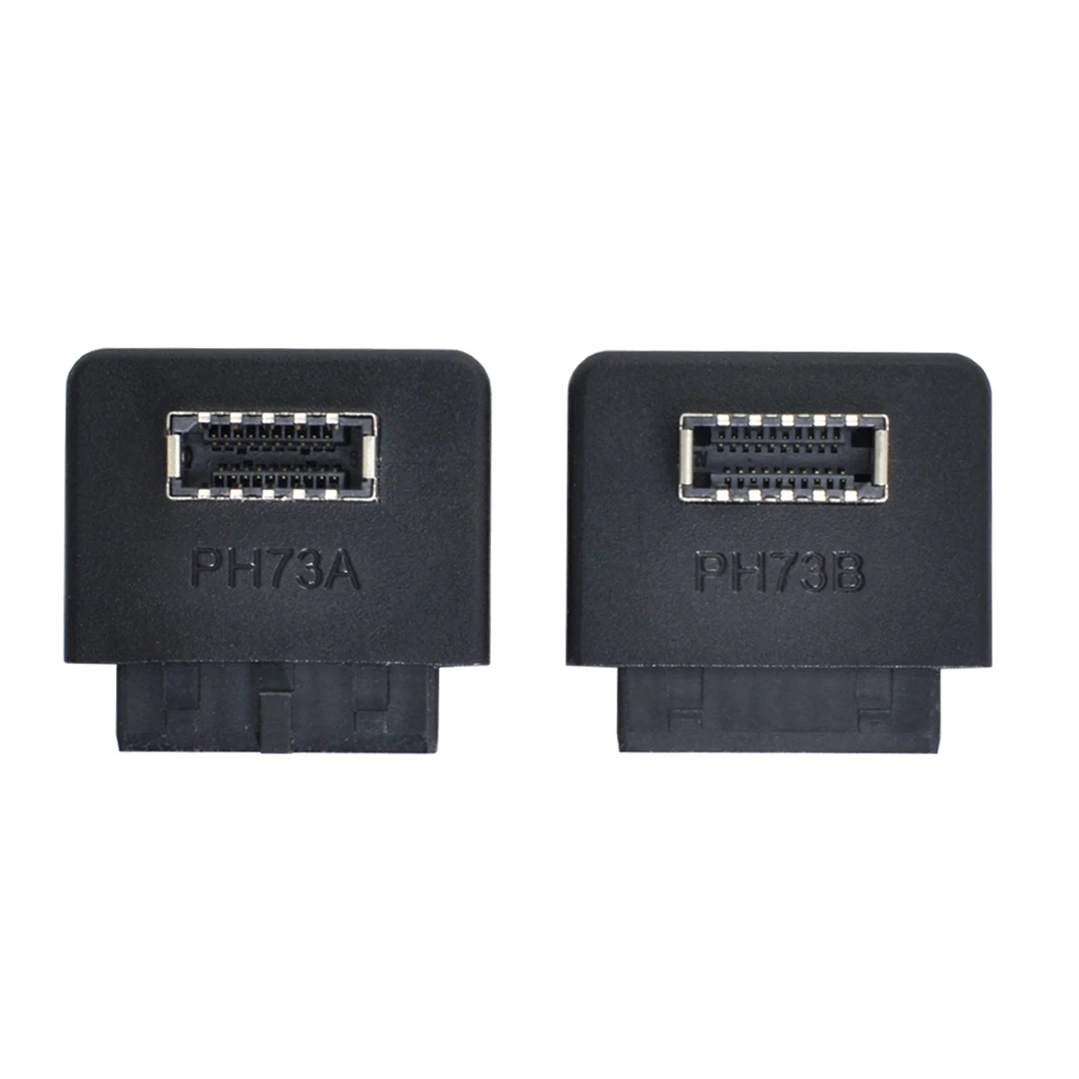 

CY 2pcs 20Pin Header Adapter Socket Key-A Type-E to USB 3.0 USB 3.1 Front Panel