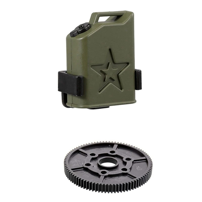 

Топливный бак 1:10 для TAMIYA CC01 Axial SCX10 90046 D90 D110 TF2, цвет зеленый и 1 шт., модель автомобиля с приводом R86028 87T