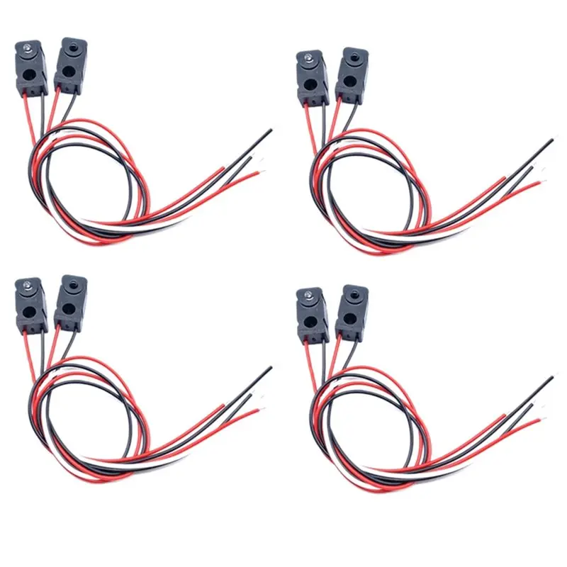 Фото Инфракрасный датчик A24U DC5V, 4 пары сенсоров с защитой от помех для ИК-датчиков, модуль для подсчета LED-сигналов №1