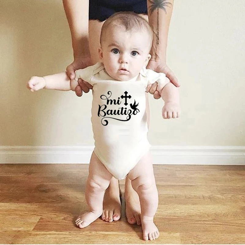 

Newborn Baby Overalls Cute Toddler One Piece Clothes Baby Boy Romper Body Girl Clothes Infant Mi Bauti Letter Print Bodysuit