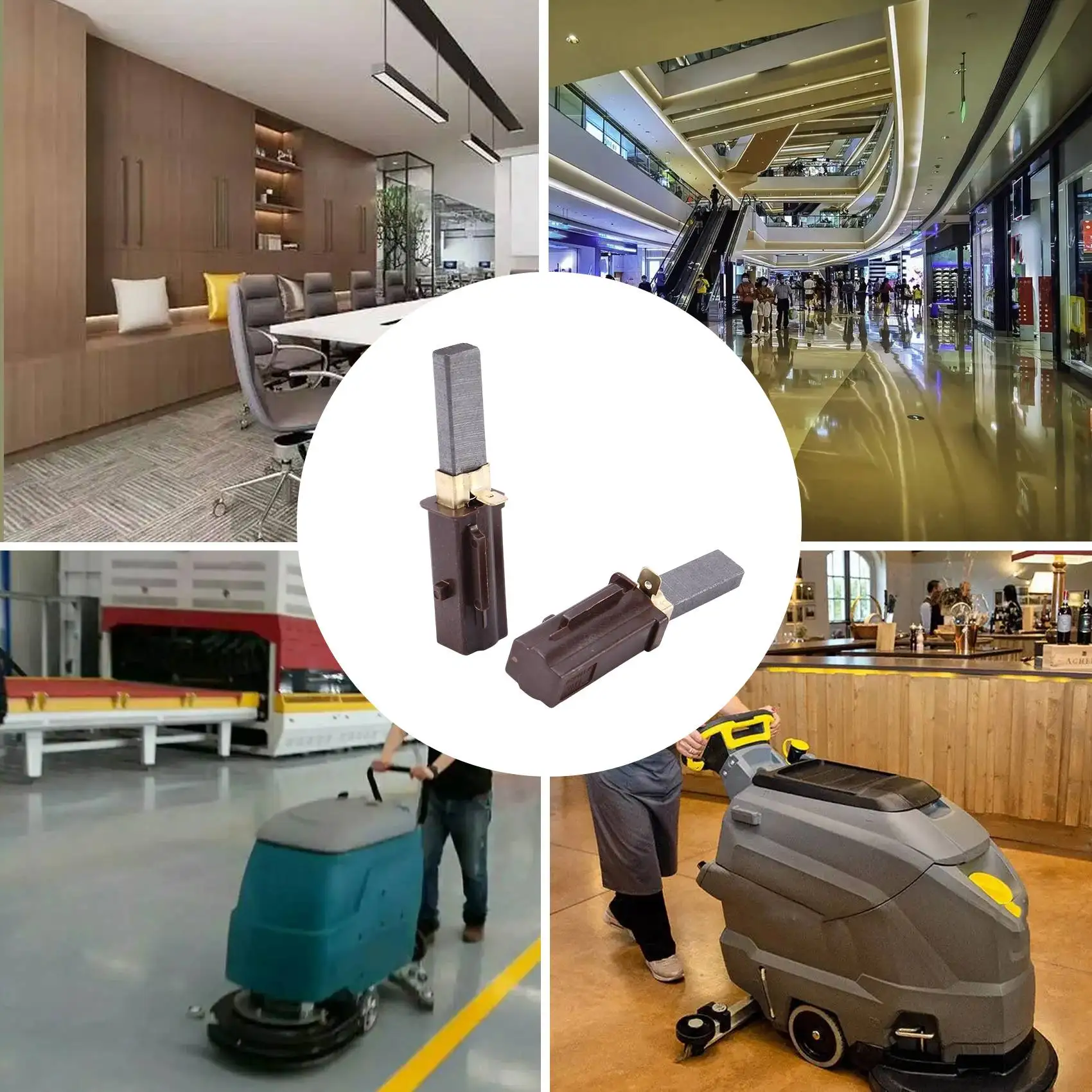 4 упаковки угольной щетки вакуумного двигателя для ягненка Ametek 2311480 333261 33326-1