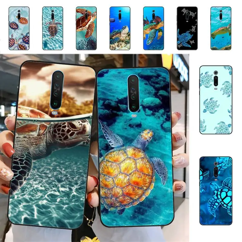 

Ocean Sea Turtle Phone Case for Redmi 5 6 7 8 9 A 5plus K20 4X S2 GO 6 K30 pro
